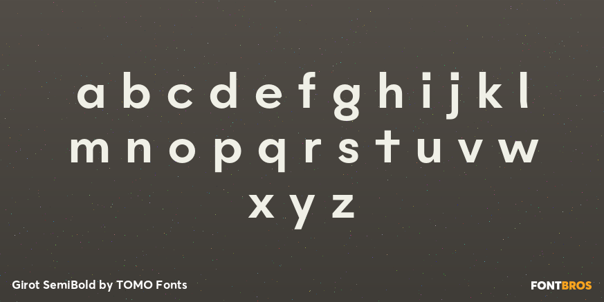 Girot SemiBold Font Poster #1