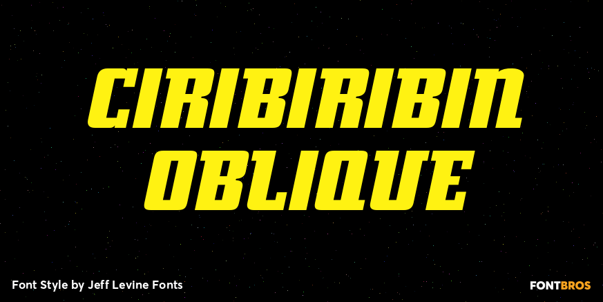 Ciribiribin Oblique Font Poster #1