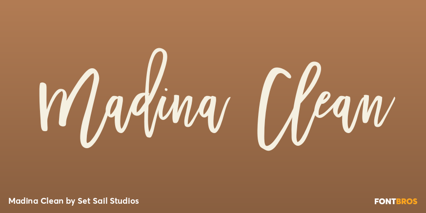 Madina Clean Font Poster #1