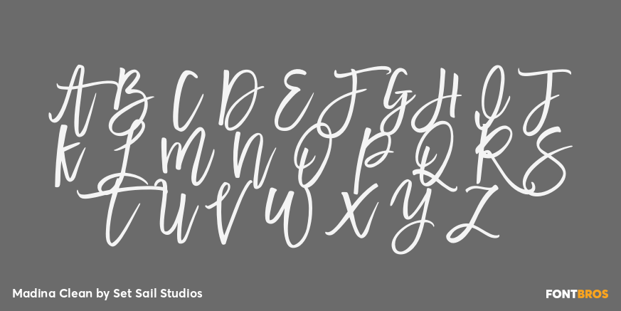 Madina Clean Font Poster #2