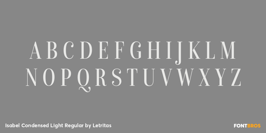 Isabel Condensed Light Regular Font Poster #2