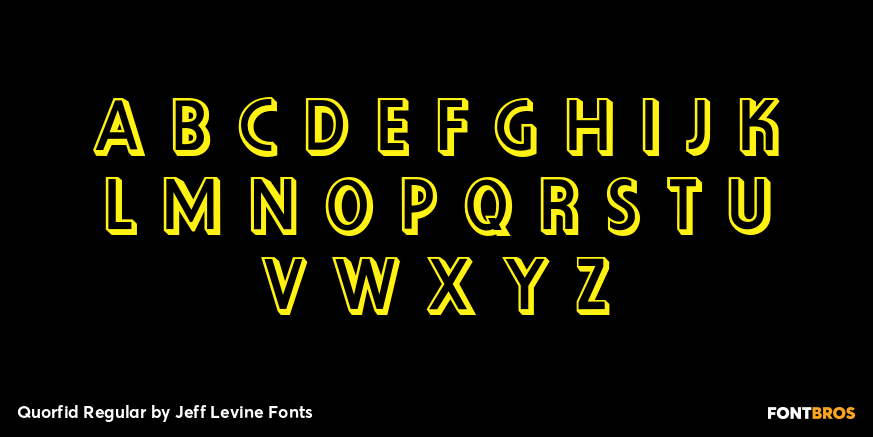 Quorfid Regular Font Poster #2