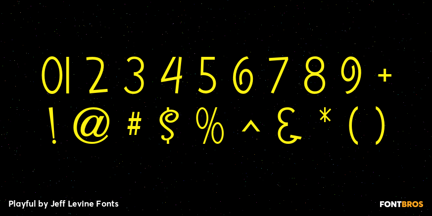 Playful Font Poster #4