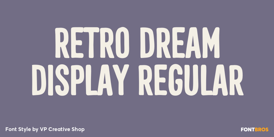 Retro Dream Display Regular Poster