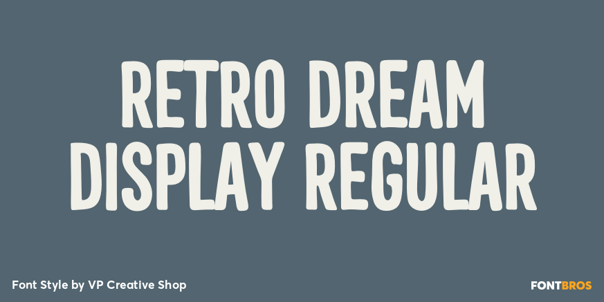 Retro Dream Display Regular Poster