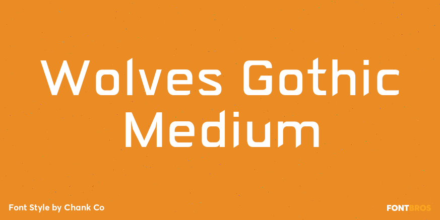 Wolves Gothic Medium Poster
