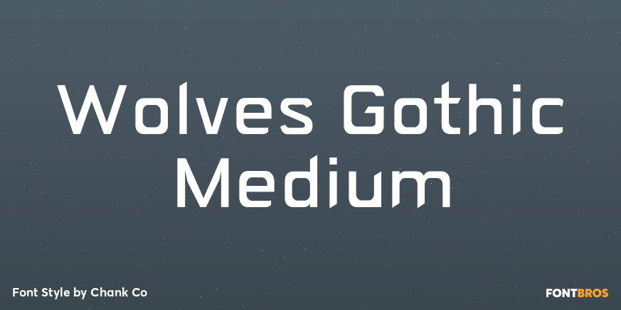 Wolves Gothic Medium Poster