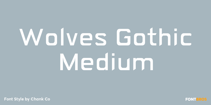 Wolves Gothic Medium Font Poster #1