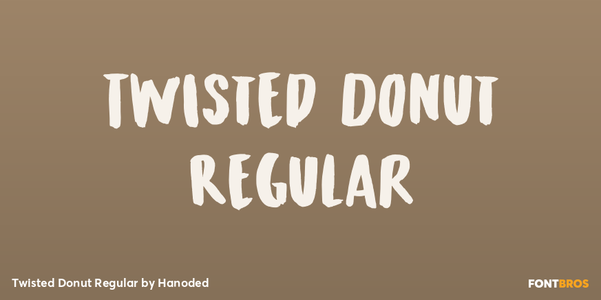 Twisted Donut Regular Font Poster #1