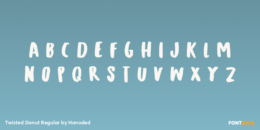 Twisted Donut Regular Font Poster #2