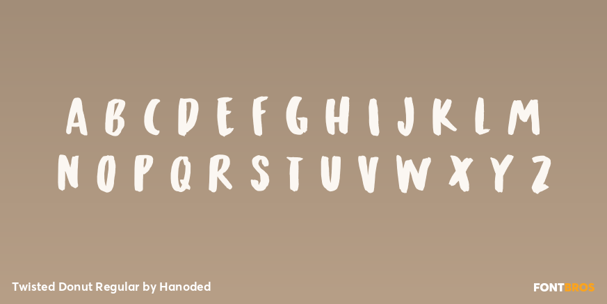 Twisted Donut Regular Font Poster #3