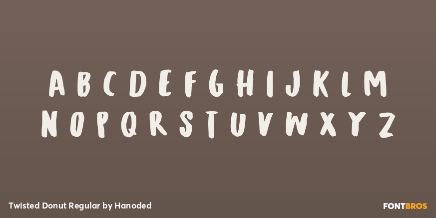 Twisted Donut Regular Font Poster #1