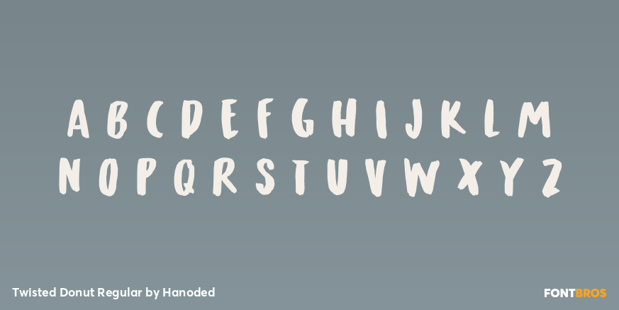 Twisted Donut Regular Font Poster #1