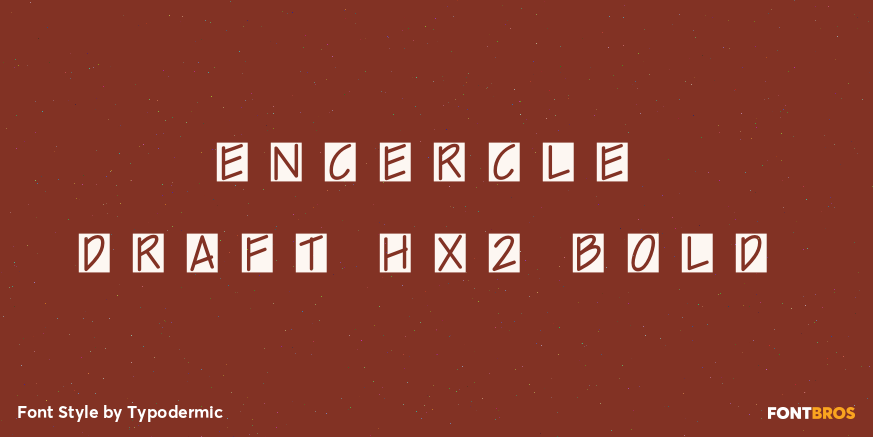 Encercle Draft HX2 Bold Poster