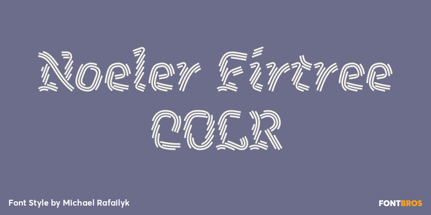Noeler Firtree COLR Poster