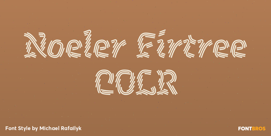 Noeler Firtree COLR Poster