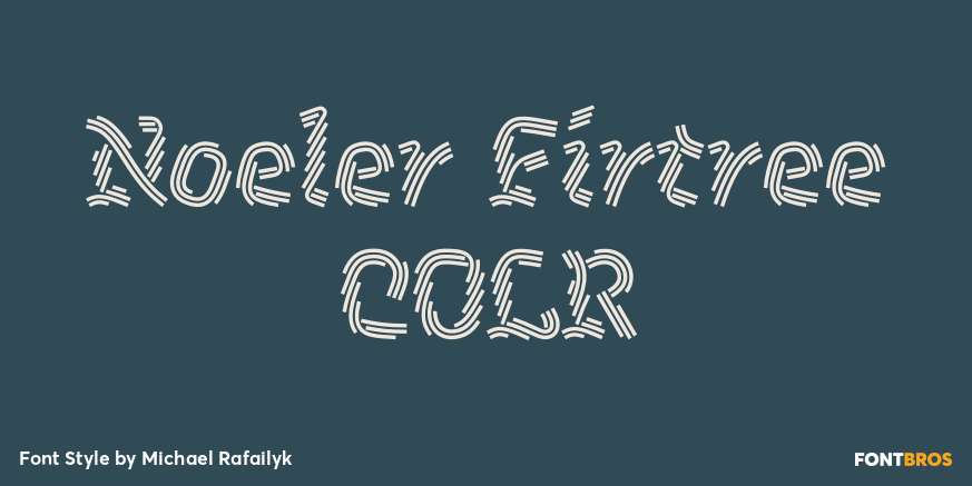 Noeler Firtree COLR Poster