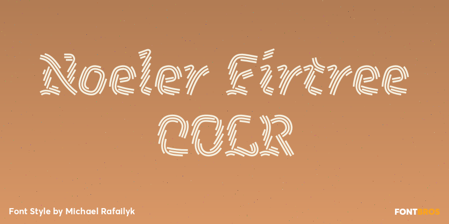 Noeler Firtree COLR Poster