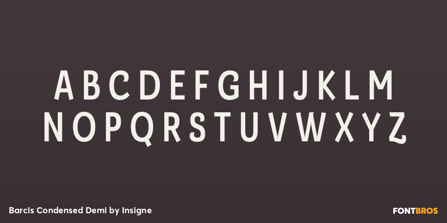 Barcis Condensed Demi Font Poster #2