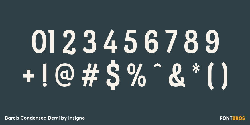 Barcis Condensed Demi Font Poster #4
