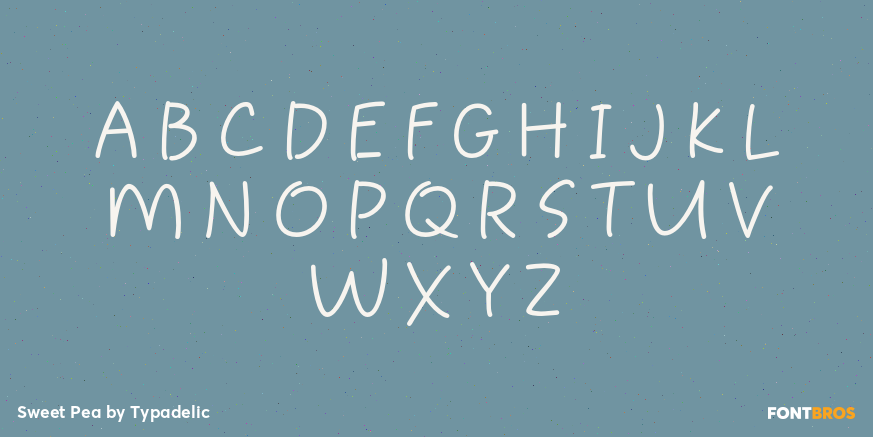 Sweet Pea Font Poster #2