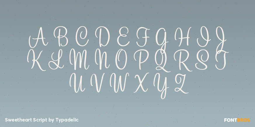 Sweetheart Script Font Poster #2