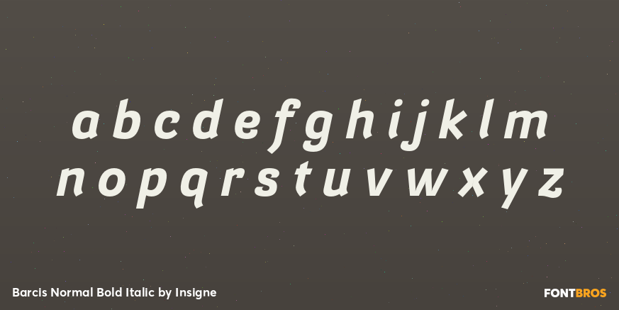 Barcis Normal Bold Italic Font Poster #3