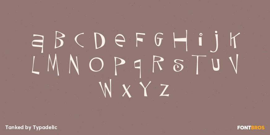 Tanked Font Poster #2