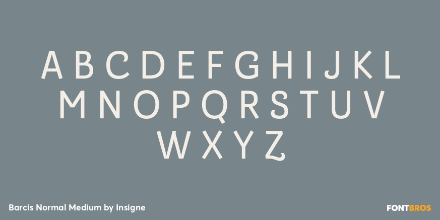 Barcis Normal Medium Font Poster #2
