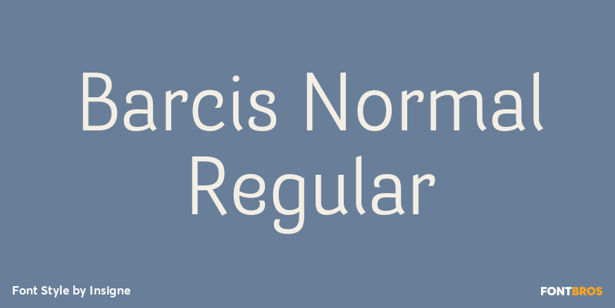 Barcis Normal Regular Font Poster #1