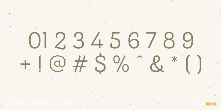 Barcis Normal Regular Font Poster #4