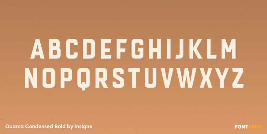 Quarca Condensed Bold Font Poster #2