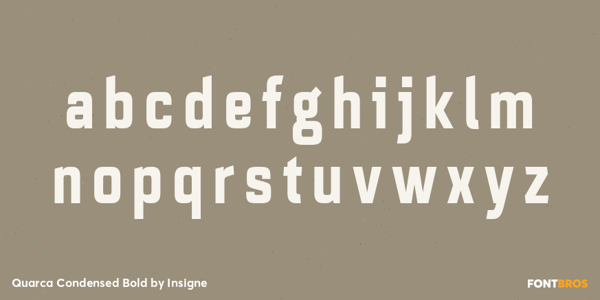Quarca Condensed Bold Font Poster #3