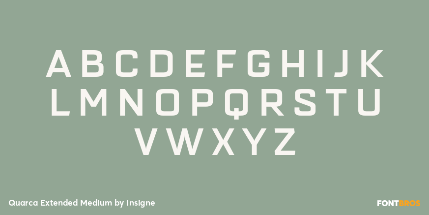 Quarca Extended Medium Font Poster #2