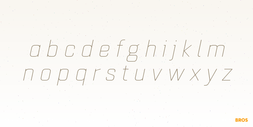 Quarca Extended Thin Italic Font Poster #3