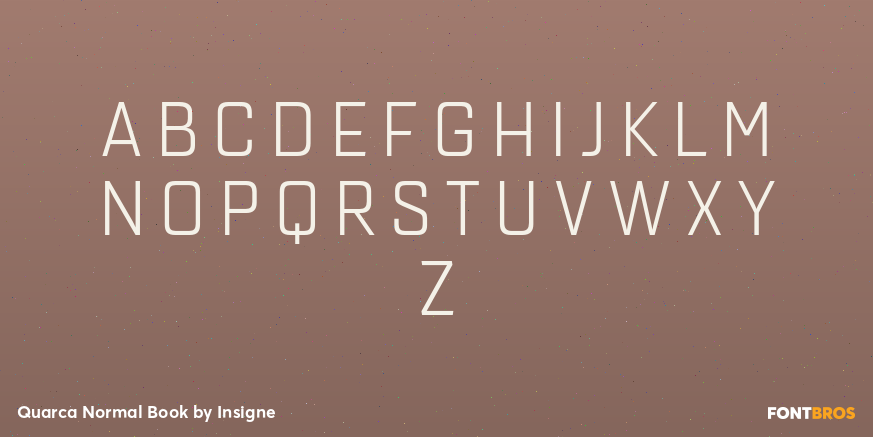 Quarca Normal Book Font Poster #2