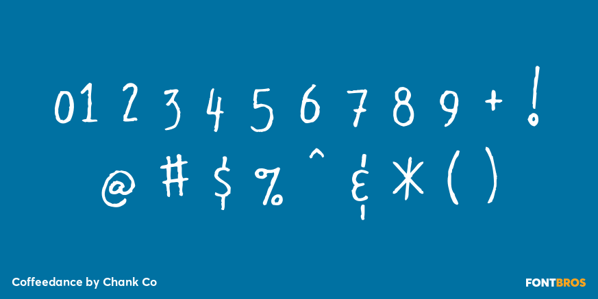 Coffeedance Font Poster #1