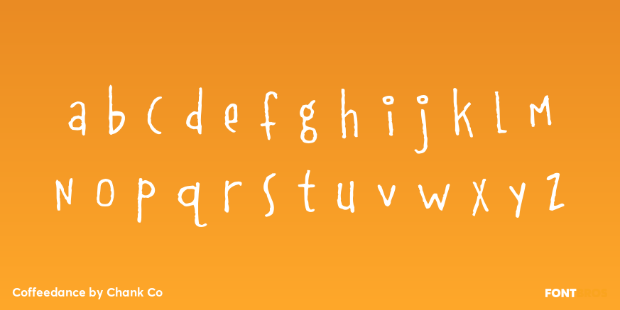 Coffeedance Font Poster #1