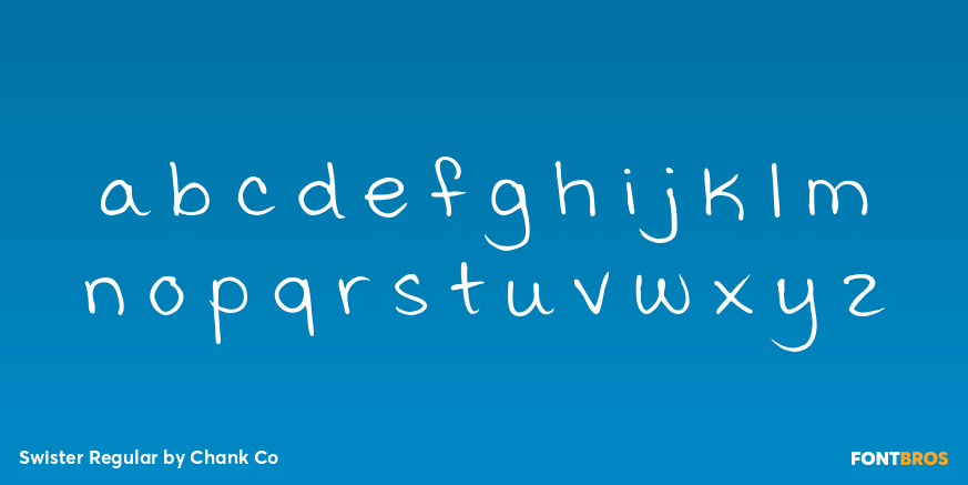 Swister Regular Font Poster #3
