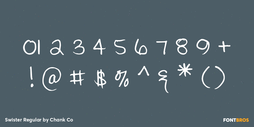 Swister Regular Font Poster #4
