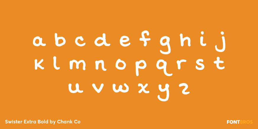 Swister Extra Bold Font Poster #3