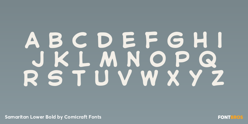 Samaritan Lower Bold Font Poster #2