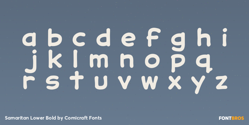 Samaritan Lower Bold Font Poster #3