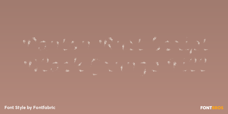 Panton Rust Script Black Grunge Fill Poster