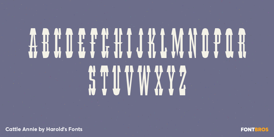 Cattle Annie Font Poster #1