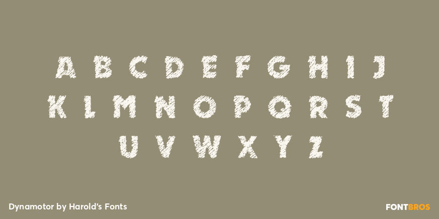 Dynamotor Font Poster #1