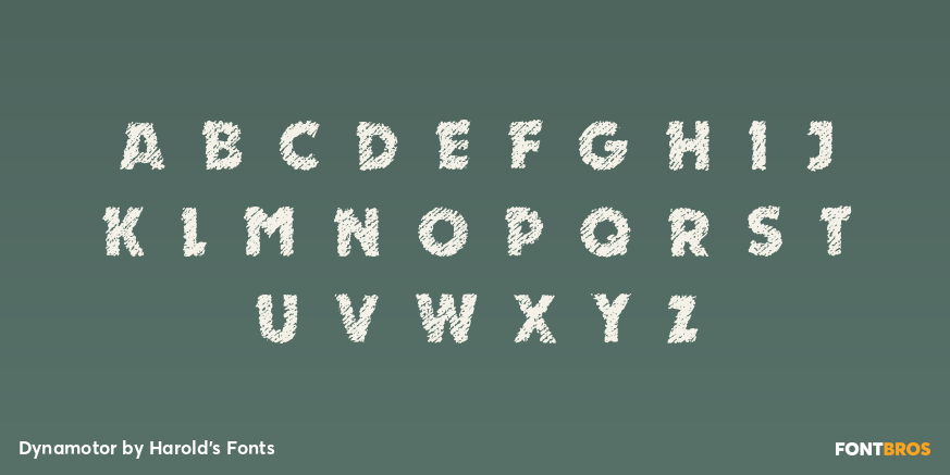 Dynamotor Font Poster #1