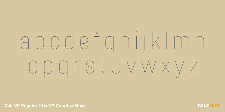 Cult VP Regular 2 Font Poster #3