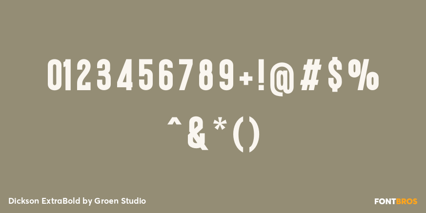 Dickson ExtraBold Font Poster #4