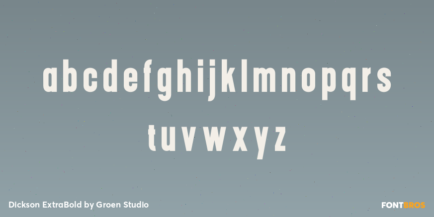 Dickson ExtraBold Font Poster #3